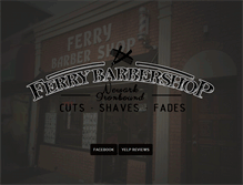 Tablet Screenshot of ferrybarber.com